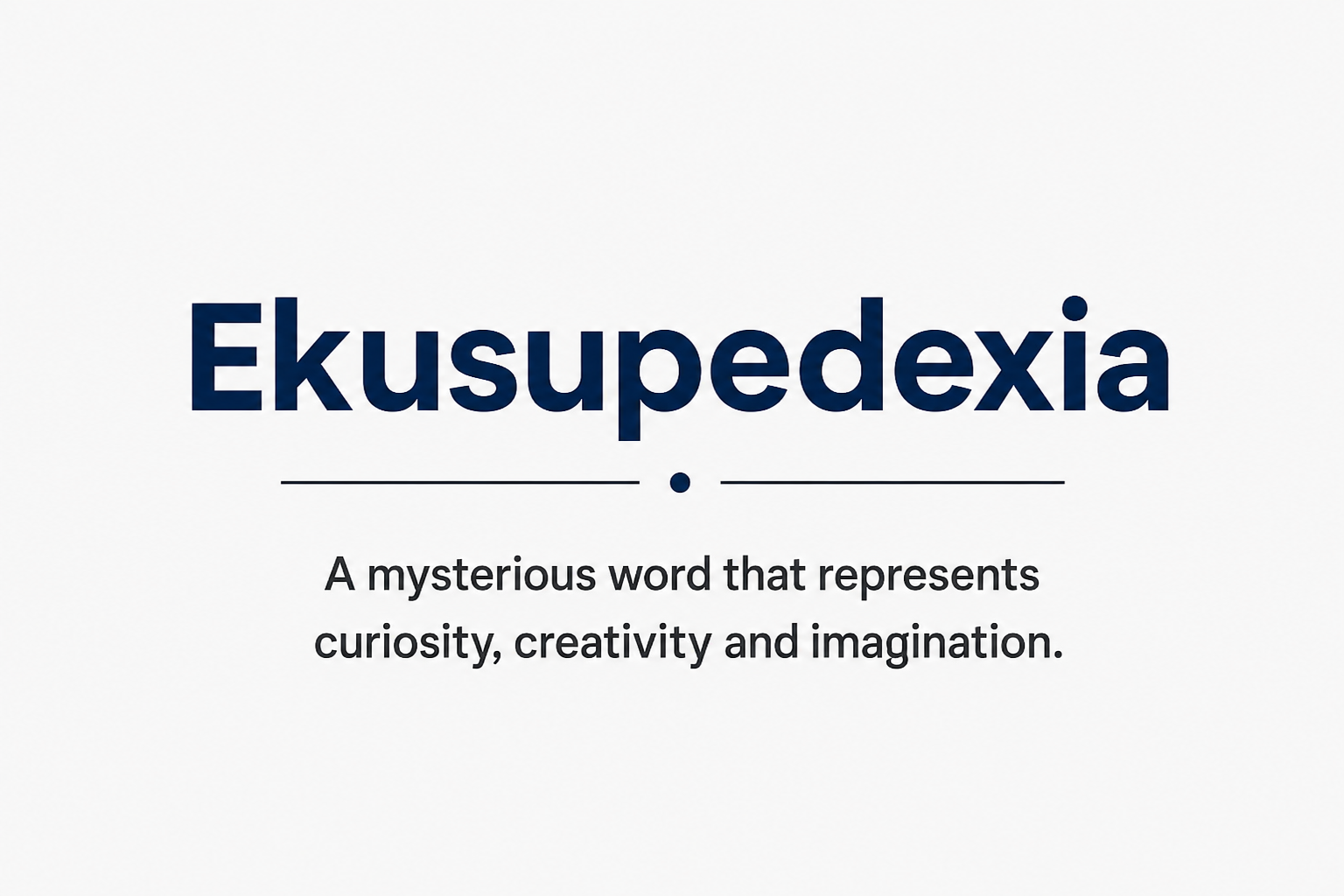 Ekusupedexia